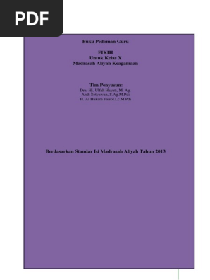 Fikih X Buku Guru Agm 2013 A Pdf