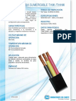 CN-028 Cable Bomba Sumergible THW