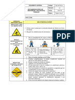 Recomendaciones de Sst - Chofer