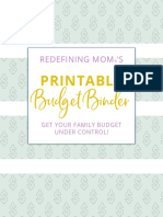 Printable Budget Binder