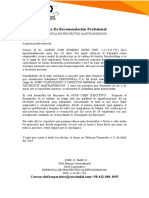 Carta Profesional