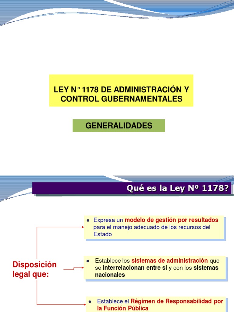 1178 - Presentacion PDF | PDF | Administración Pública | Presupuesto