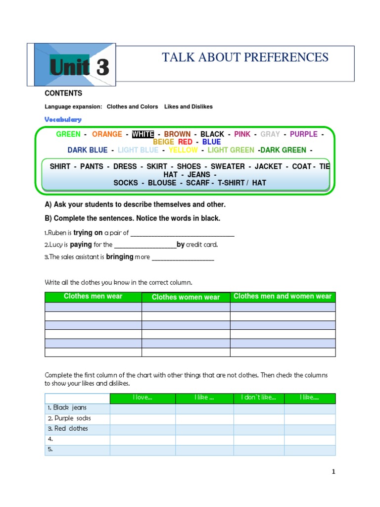 Ingles III Unidad 3 | PDF | Salad | Noun