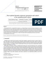 Kalmar-Nagy Near-Optimal Dynamic Trajectory Generation and Control of An Omnidirectional Vehicle