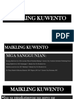 Maikling Kuwento Intro Grade9