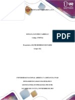 Ejercicios de Sustentación Unidades 1, 2 y 3