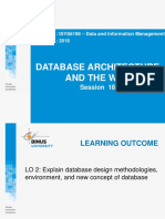 Database Architecture and the Web