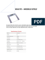 Manual - Balanza Kenwell EF-912