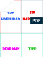 Carteles para El Sktech de Habilidades y Adicciones - Libbera