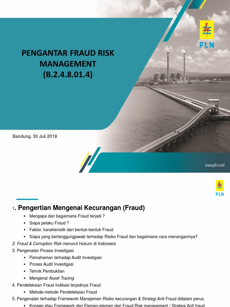 Pengantar Manajemen Risiko Fraud | PDF