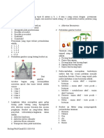 Soal PAS Biologi 12iis