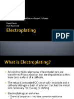 Electroplating info