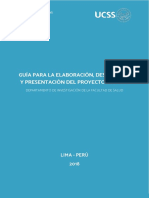 Guia Elaboracion Desarrollo Presentacion Proyectos Tesis PDF