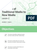 2.1 Evolution of Traditional Media To New Media