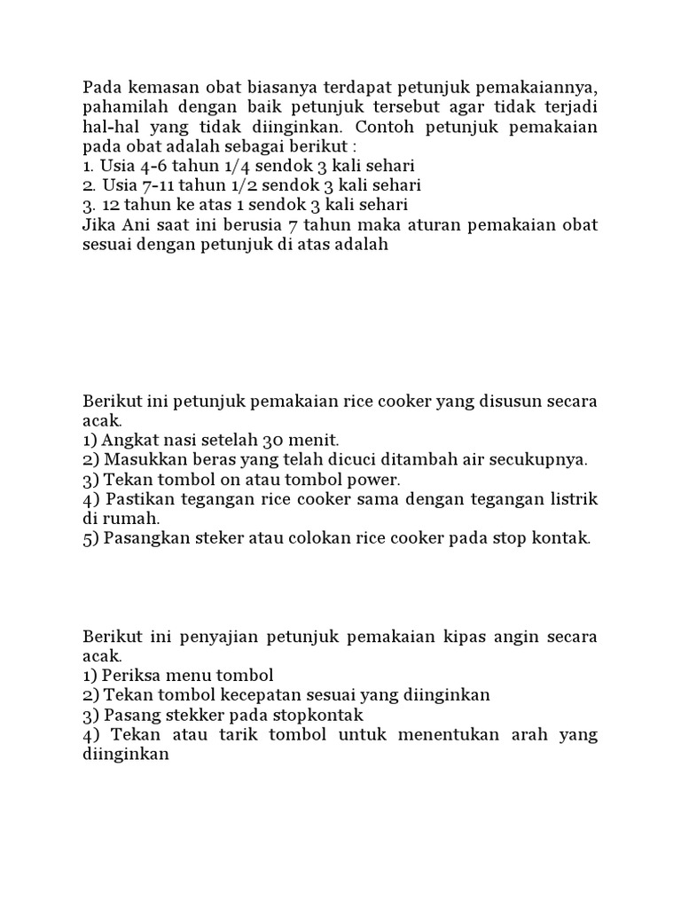 Buatlah Teks Petunjuk Penggunaan Kipas Angin Cara Golden