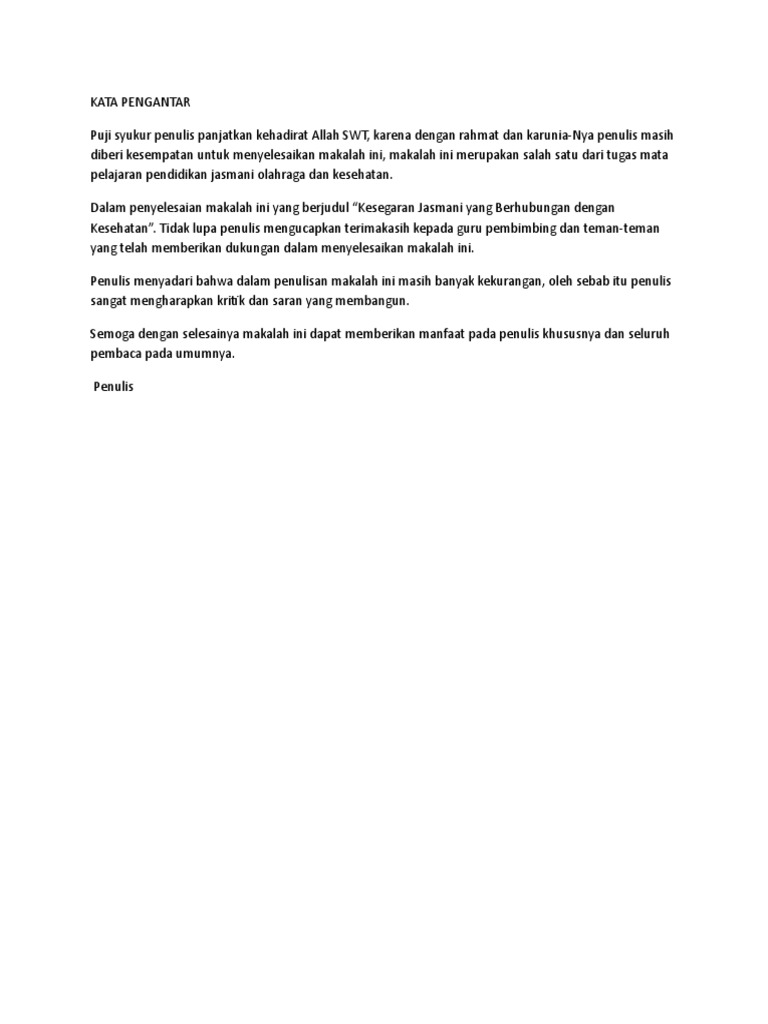 Kata Pengantar Wps Office Doc