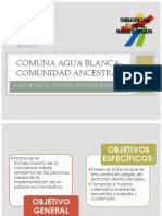 Comuna Agua Blanca-Comunidad Ancestral