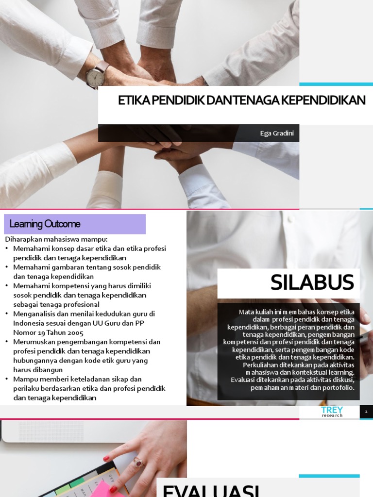Etika Profesi Pendidik dan Tenaga Kependidikan | PDF