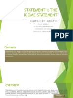 Group 4- Income Statement