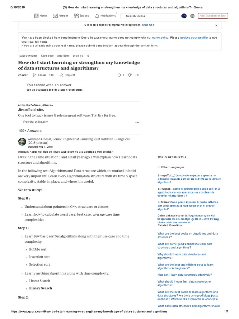 Data Structures & Algorithms Guide | PDF | Computational Complexity ...
