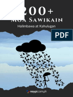 200+ Mga Halimbawa NG Sawikain at Kahulugan