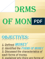 Forms of Money