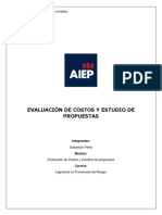 Caso 2 - Evaluación de Costos y Estudio de Propuestas