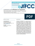 Laboratory Accreditation in Argentina PDF