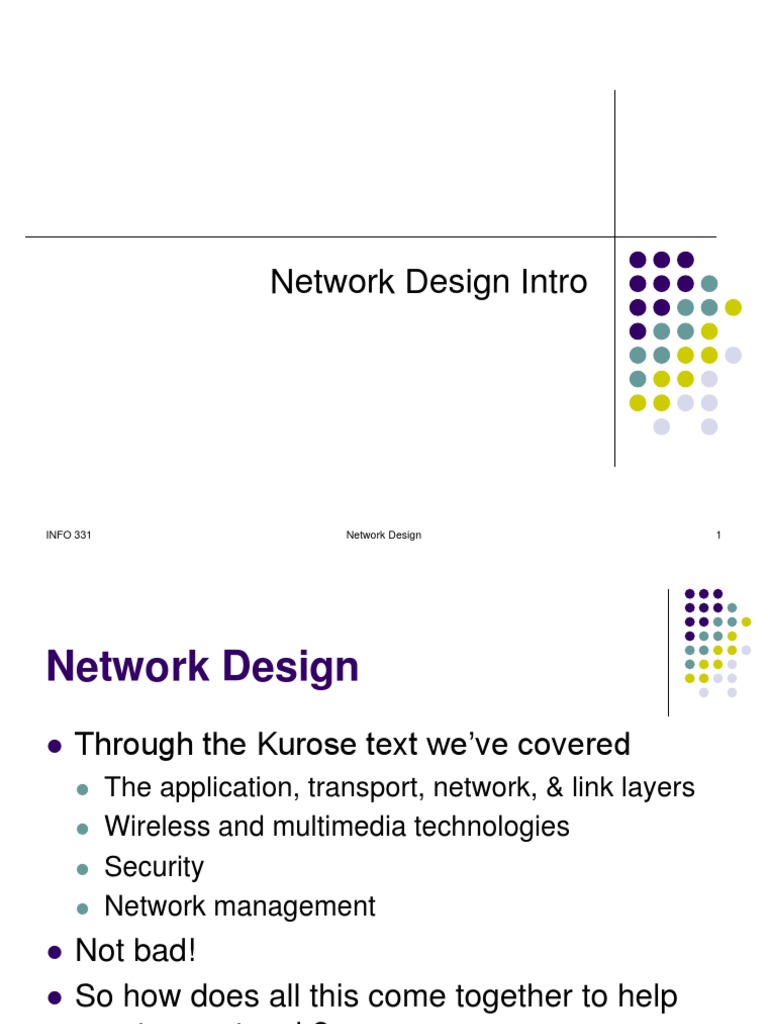 Network Design Fundamentals Overview | PDF | Quality Of Service ...