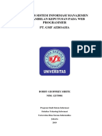 Analisis Sistem Informasi Manajemen Pengambilan Keputusan Pada Web Programmer di PT. GMF AeroAsia