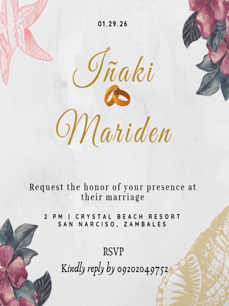 Sample Wedding Invitation | PDF