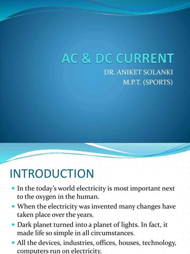 Ac & DC Current | PDF | Direct Current | Alternating Current
