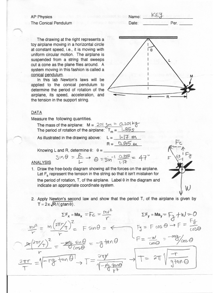AP Physics C Conical | PDF