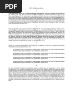 2014-2018 Bar Examinations Questions in MERCANTILE LAW