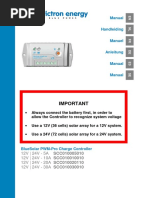 Manual BlueSolar PWM Pro Charge Controller en NL FR de ES SE