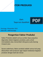 Faktor Produksi