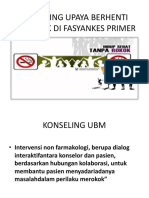 KONSELING UPAYA BERHENTI MEROKOK DI FASYANKES PRIMER.pptx
