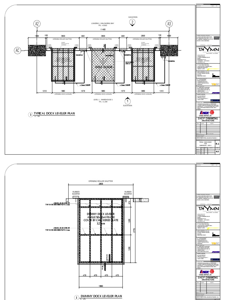 Dock Leveler Plan and Details | PDF | Jakarta | Business