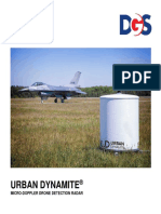 Urban Dynamite Drone Detection Radar Micro-Doppler Brochure 2019