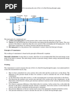 Venturi Meter