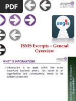 ISMS Excerpts - General Overview