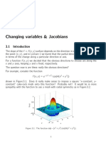 LECTURE 3. CHANGING VARIABLES & JACOBIANS
