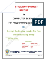 Accept & display marks for five student using array.docx