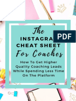 Instagram Cheat Sheet For Coaches