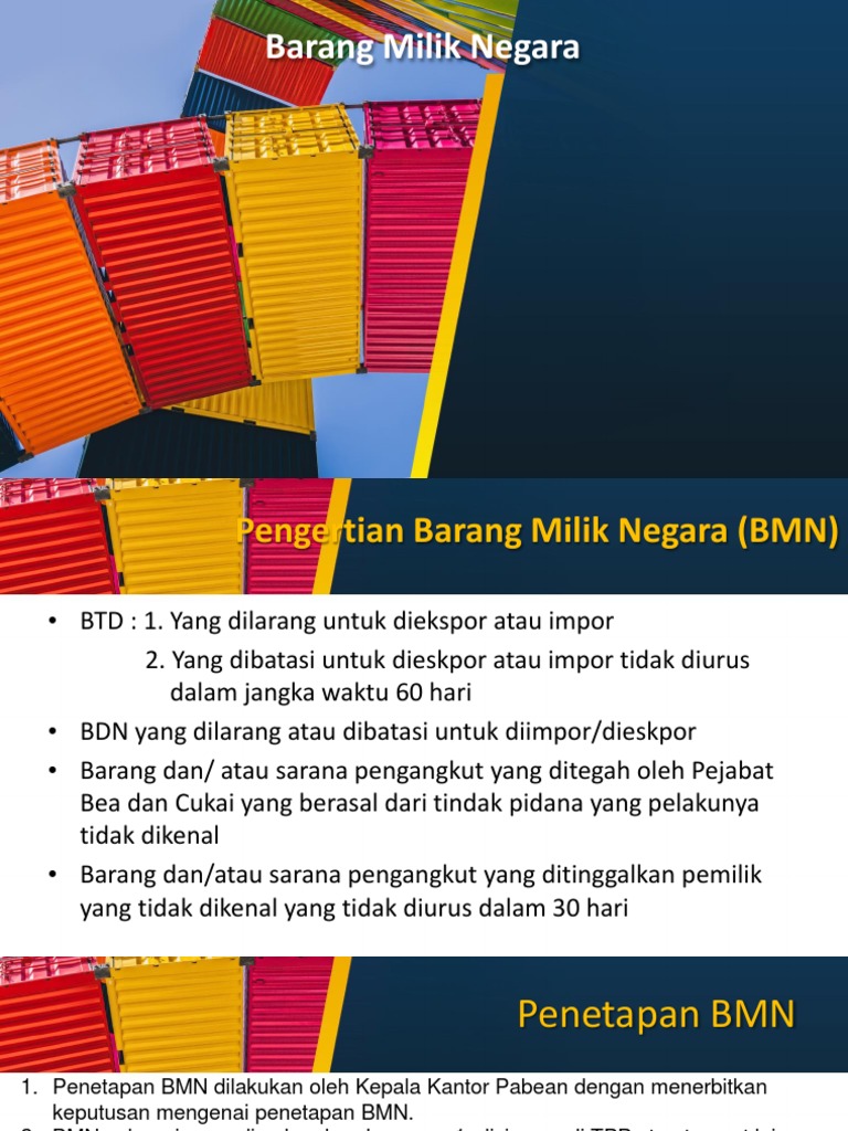 Pengertian dan Penetapan BMN | PDF