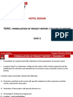 11) Formulation of Project