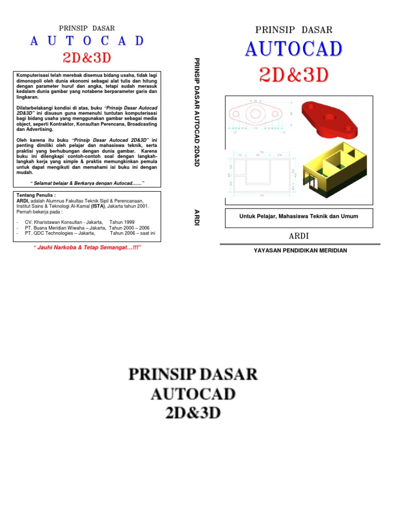Dasar Autocad 2D dan 3D untuk Pemula | PDF | Komputer