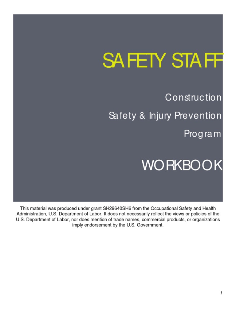 Construction Safety & Injury Prevention Guide | PDF | Occupational ...