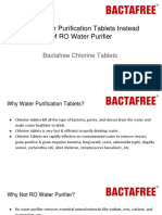 Why Water Purification Tablets Instead of RO Water Purifier