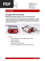 Data Sheet - Arcoptix ArcLight